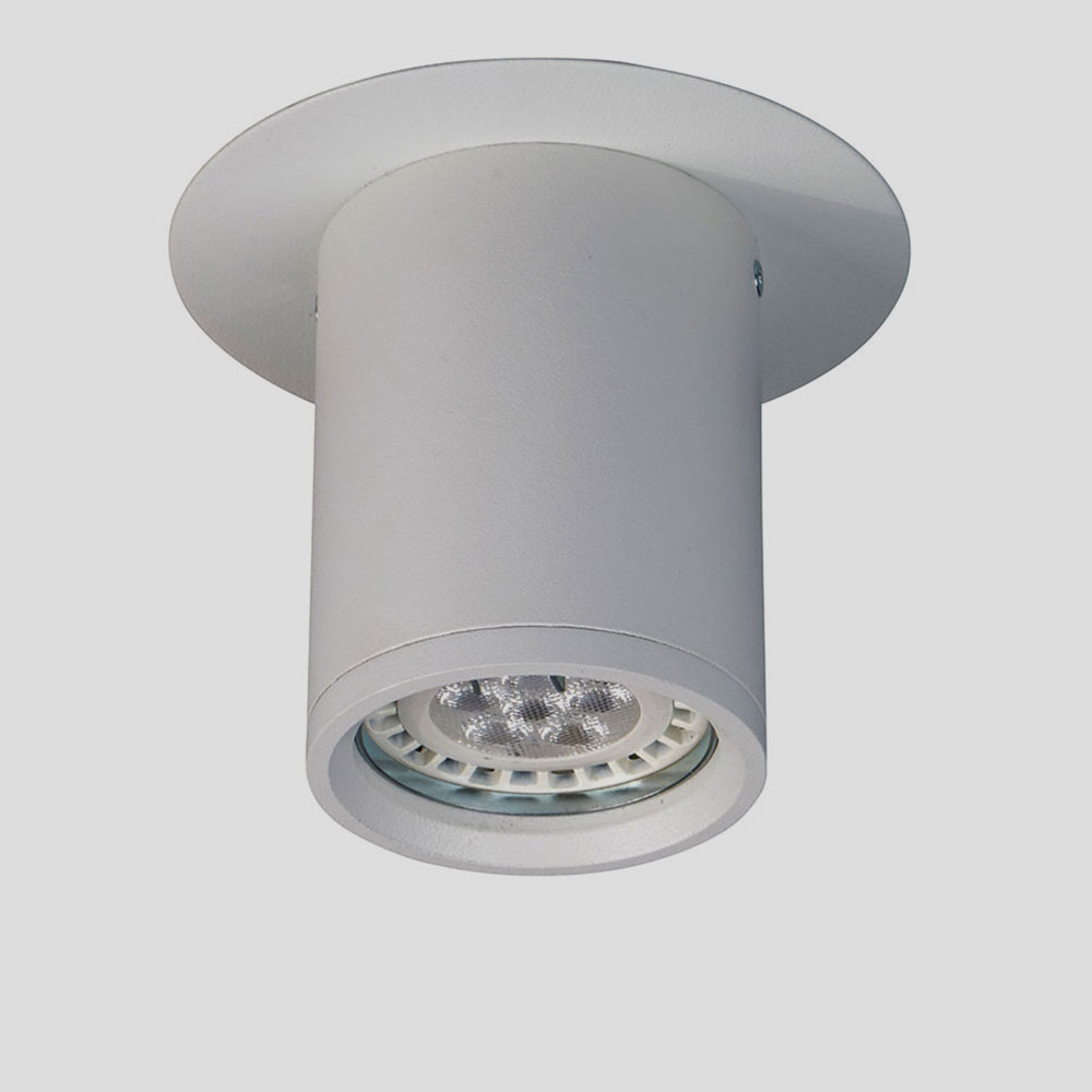 Plafón CORTO Tuba Dicroled GU10
